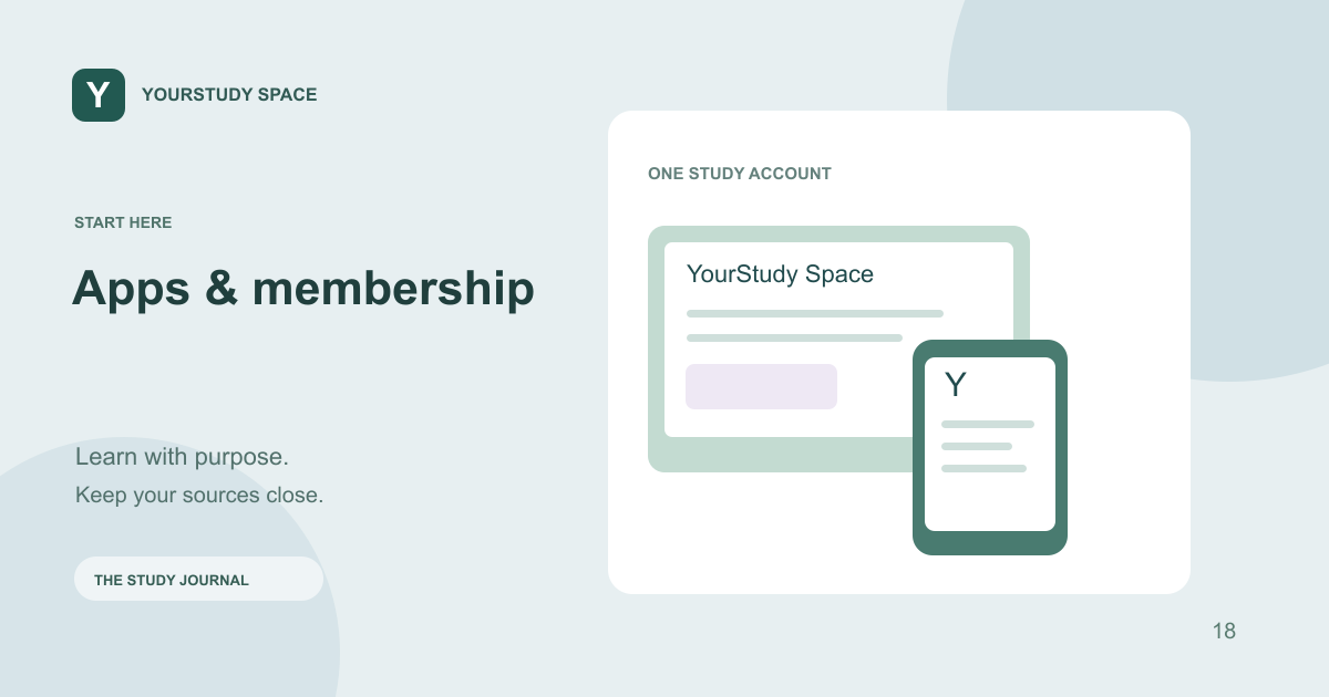 Illustrated workflow for Apps & membership
